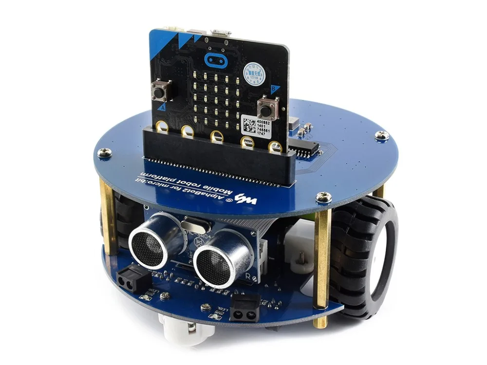 Роботизированный Строительный набор Waveshare AlphaBot2 для micro:bit обучающий