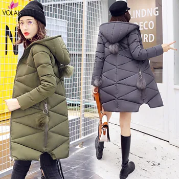 

2019 New Women Winter Coat Warm Winter Thick Hooded Parka Womens Bio Down Jackets Female Overcoat High Quality