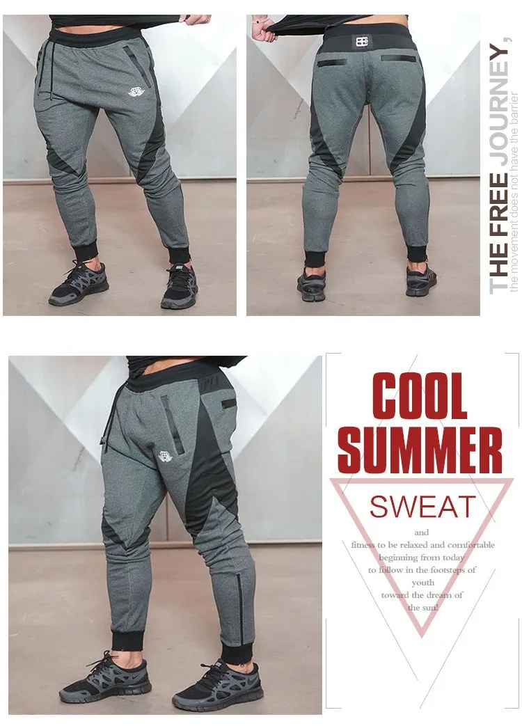 Aolamegs Mens Joggers Pants Gyms Fitness TrainingRunningJogging Pants Male Gymshark Bottoms Bodybuilding Sweatpants Sportswear (4)