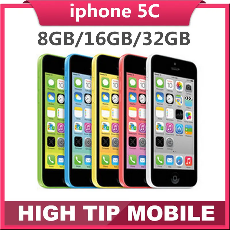 Original Unlocked Apple iphone 5C phone 8MP Camera 8GB 16gb 32GB ROM IOS 4.0\