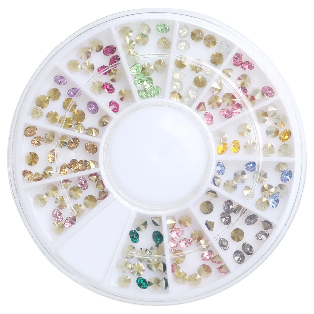 LF 1Box(120Pcs) Acrylic Rhinestone For Needlework PointBack Cabochon Scrapbook Decoration Craft DIY Embellishments Accessories | Дом и сад