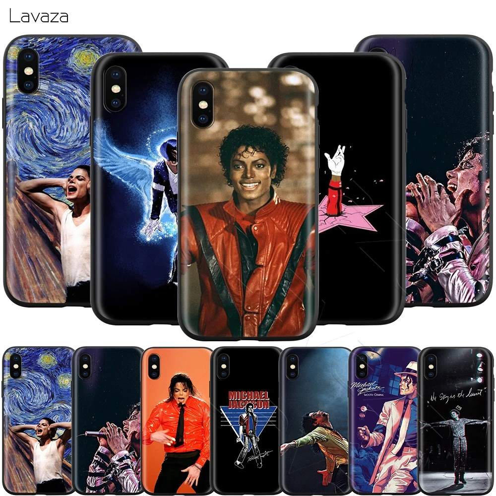 

Lavaza Michael Jackson Singer Case for iPhone 11 Pro XS Max XR X 8 7 6 6S Plus 5 5s se