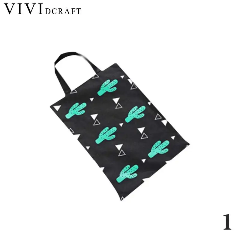 

Vividcraft Folder A4 Oxford File Bag Cactus Big Capacity Document Bag Storage File Folder for Papers Stationery Office Supplies