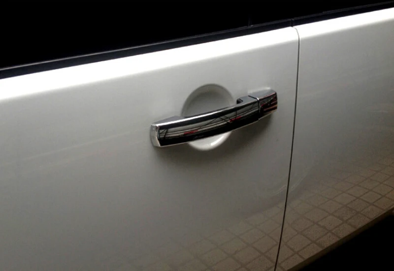 8 pieces set Car Side Door Handle Cover Chrome trims For Land Rover LR4 Discovery 4