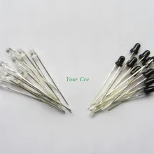 10 пар светодиодный 3 мм 940nm ИК инфракрасный светодиод Круглый трубчатый светильник