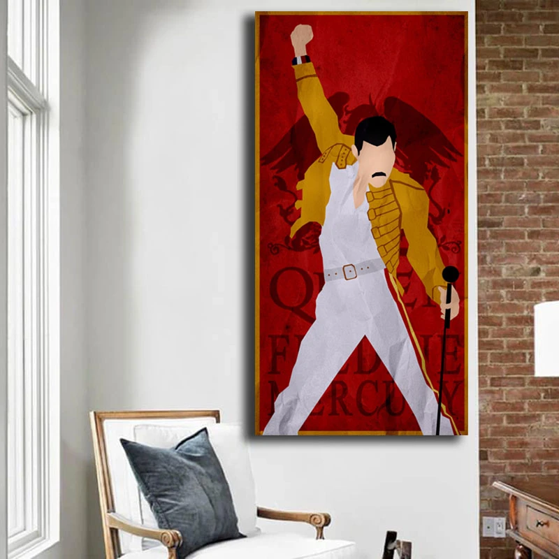 QUEEN Flag Rock Band Fans Group Art Waterproof Polyester Bar Cafe Hotel Decor