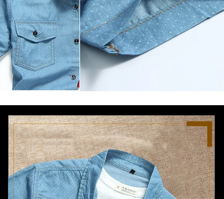 Мужская Летняя джинсовая куртка, распродажа, Однотонная рубашка в ковбойском стиле, мужские рубашки с коротким рукавом, высокое качество