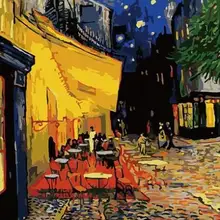 3331 Ван Гог кафе на террасе ночью-краски по номерам наборы для взрослых DIY