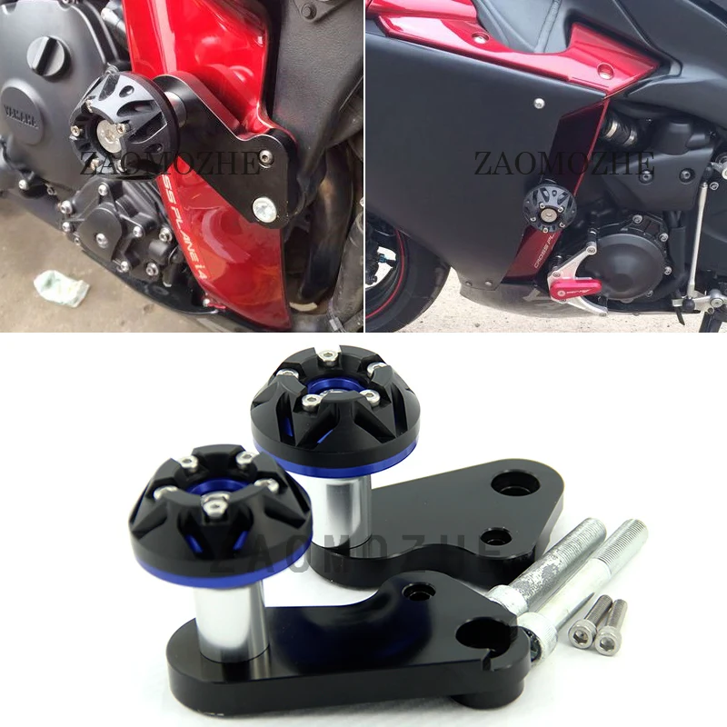 

Motorcycle CNC Crash Pad Frame Slider Protection Guard For YAMAHA YZF-R1 R1 2009 2010 2011 2012 2013 2014