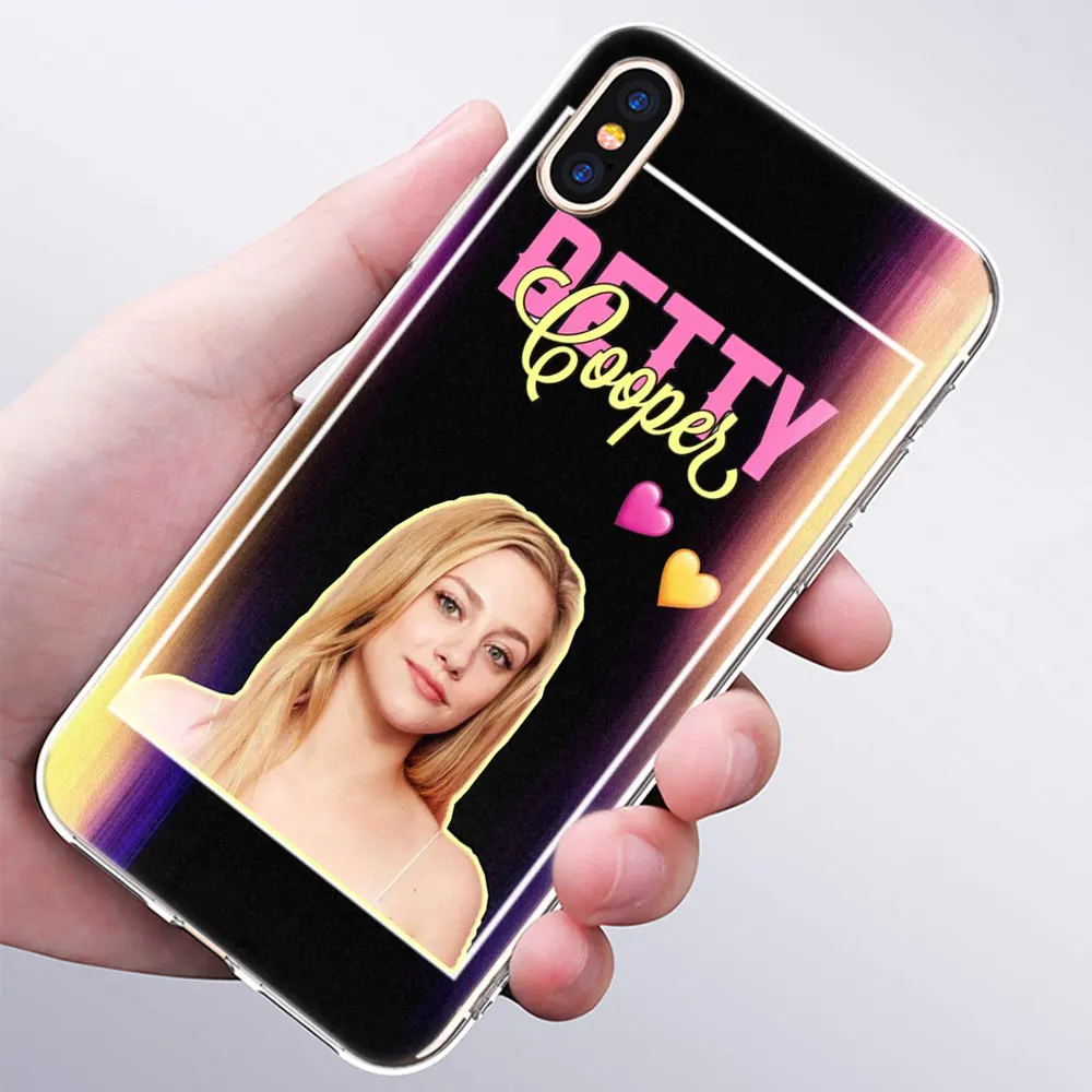 Hot Lili Reinhart Riverdale Soft Silicone Fashion Case for Apple iPhone 11 Pro XS MAX XR X 7 8 Plus 6 6s Plus 5 5C 5S SE Cover - Цвет: 005