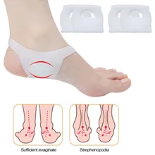 2 Pairs No Slip Shoes For Men And Women Insoles Pads Silicone Insoles Orthopedic Insoles O-type Foot Correction Valgus D1256