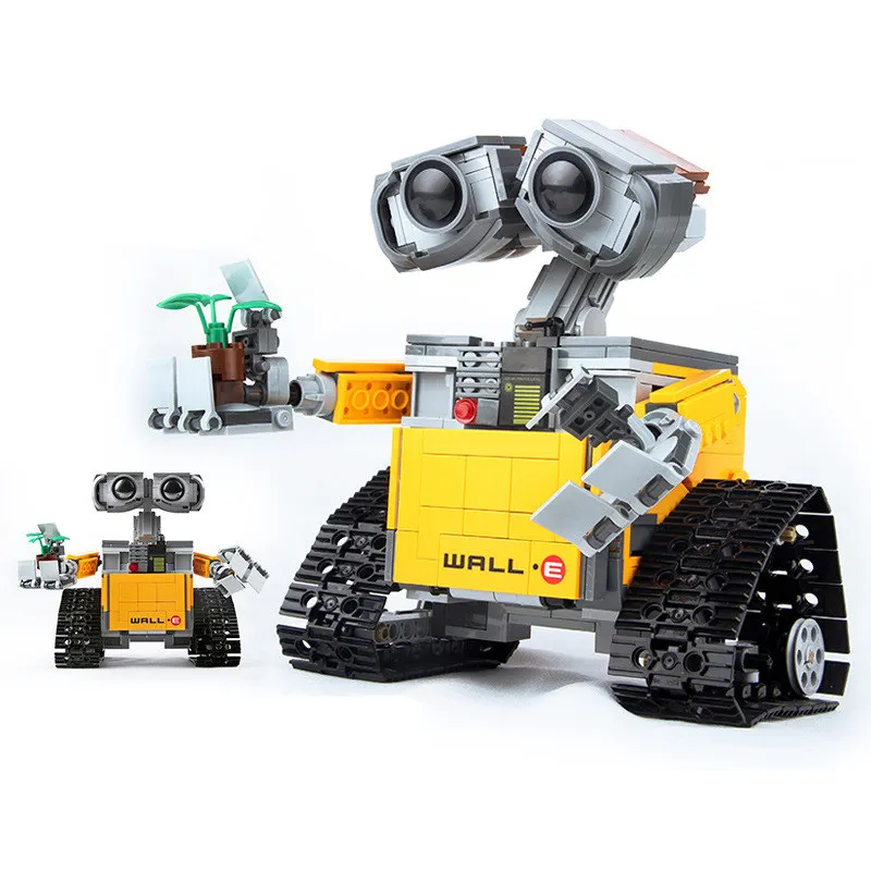 

687pcs Diy Building Blocks Ideas Robot WALL-E Set Kits Model Compatible with Legoingly Educational Toys for Children Kids Gift