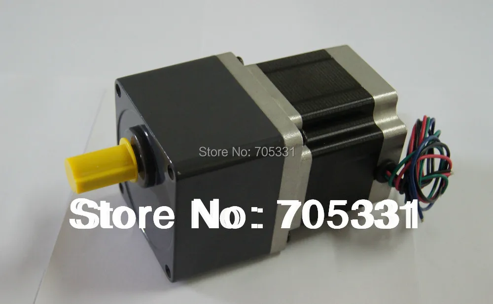 

High Torque 4-lead NEMA 34 Frame 86mm Geared Stepper Motor with 4.5N.m Holding Torque Motor Length 80mm Gear Ratio 1:10
