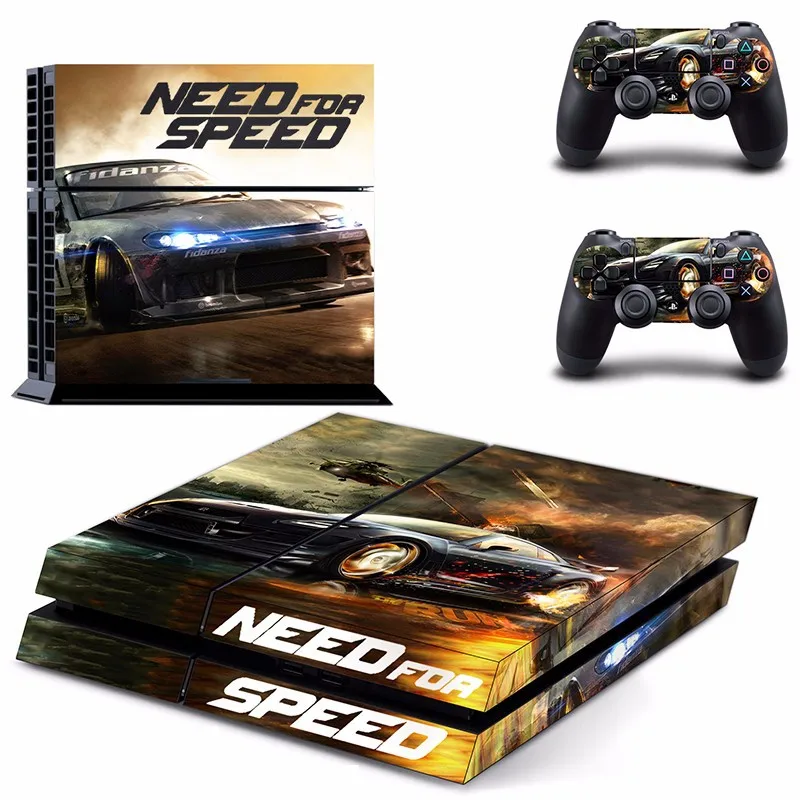 

NEED FOR SPEED Skin Sticker Cover Decal For PS4 Playstation 4 Console + Controllers skin