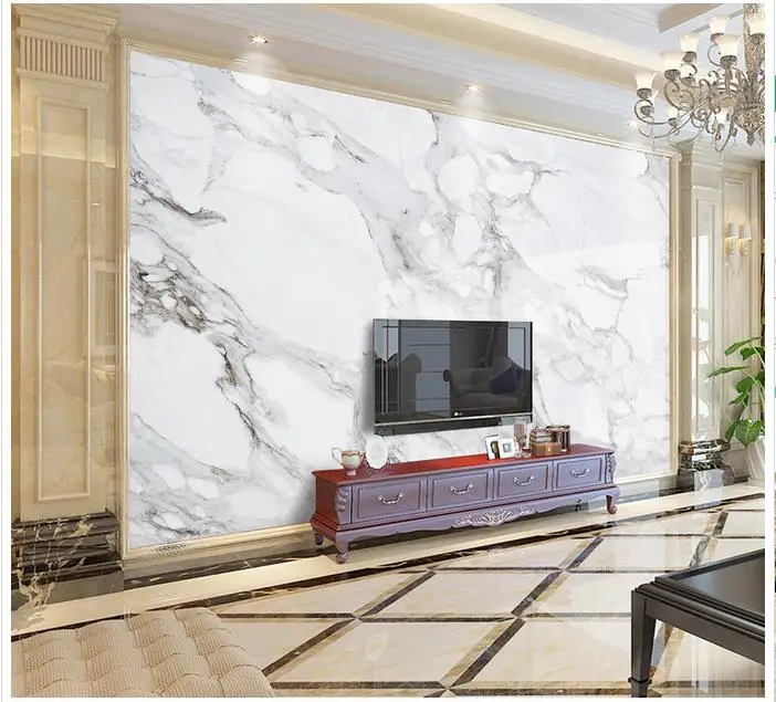 Abstract 3d Marble Texture Wall Paper Modern Stone Mural Wallpaper Roll For Livi