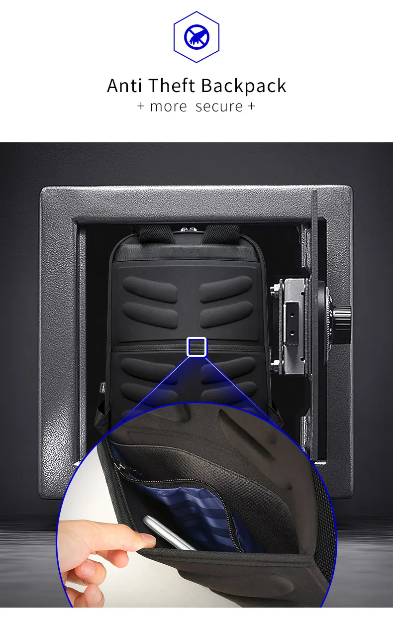 BOPAI, мужская сумка, деловая, повседневная, на плечо, рюкзак, 15,6 дюймов, сумка для компьютера, тренд, модный, простой, рюкзак для путешествий