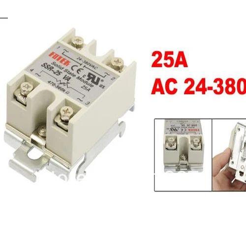 SSR 25A Single Phase Resistance Type Adjustable Solid State Relay DIN