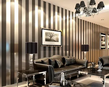 

Morden Simple Papel De Parede 3D Non-woven Exfoliator Pinstripe Wallpaper for Walls Living Room Wall Papers Roll Home Decor