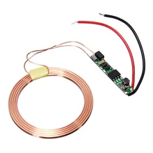 Universal Wireless Power Supply Coil Charger Circuit Board Charging Module For Mobile Phones Receiver Module Center Resonant