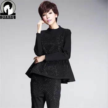 

Very Nice Spring 2019 European Leg New Women Loose Large Size Women A New And Unique Dress Elegant Women's Clothes And Diamonds