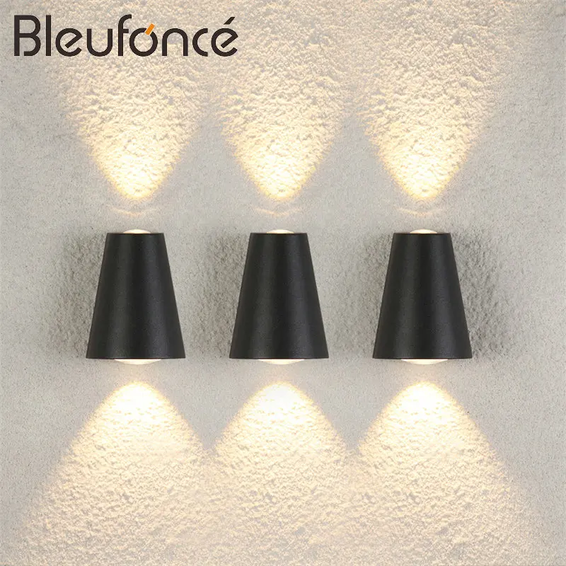 

Waterproof Outdoor Wall Lamp Modern Simple Wall Light up Down Light Aluminum lighting Decorative Sconce Garden Wall Lamps BL39