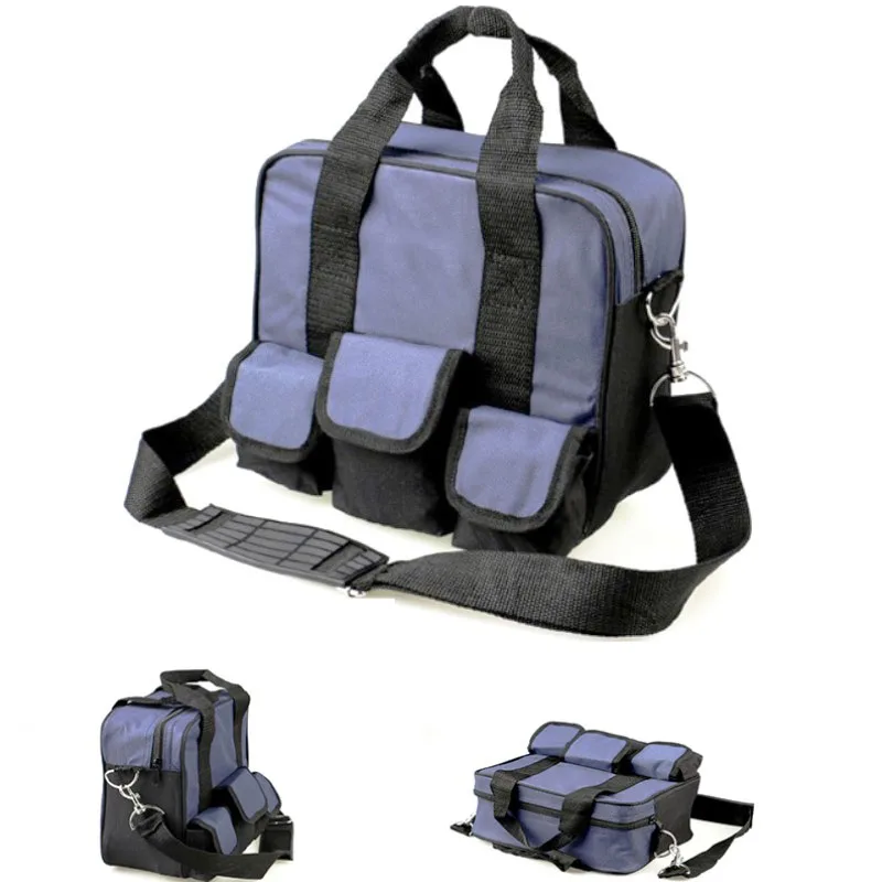 

600D Tool case bag Shoulder Organizer Multifunction electrician repair Storage box Suitcase Durable Portable instrument case