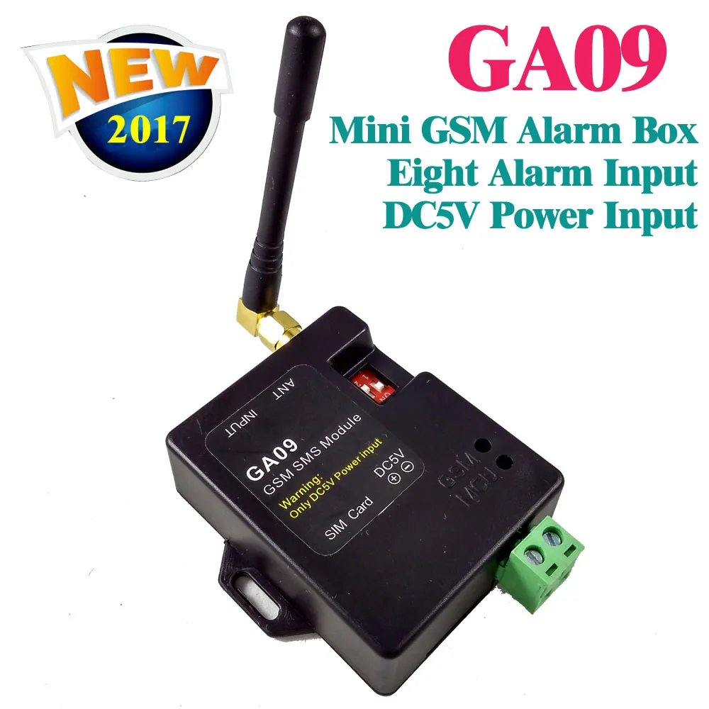 Free shipping GSM Alarm box SMS Alert Wireless alarm GA09 Home and