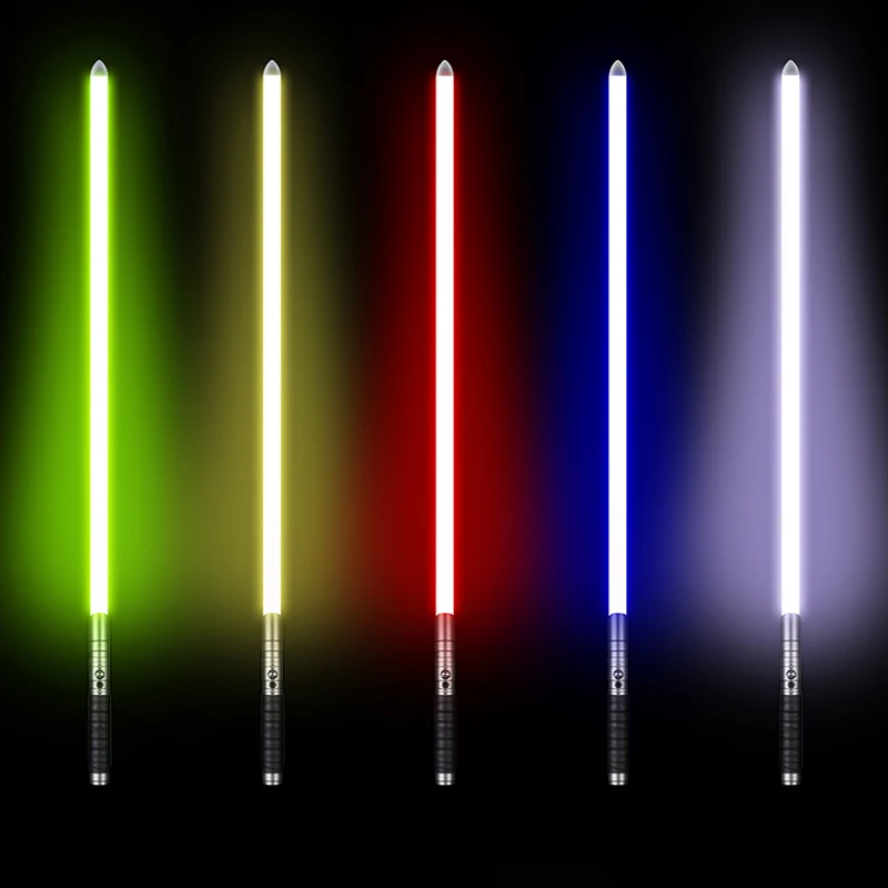 LGT RGB sable láser Jedi Sith Luke sable de luz de la fuerza FX pesado duelo recargable con el cambio de Color sonido FOC cerradura de Metal manejar - 5