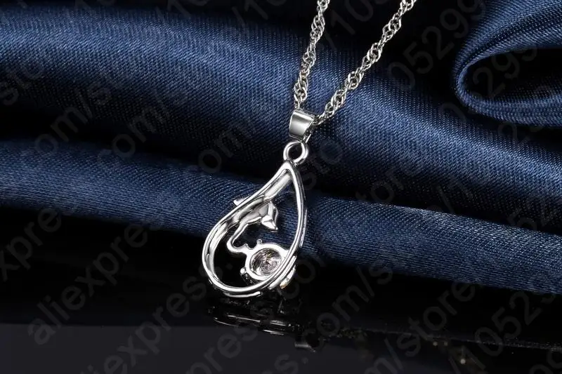 New-Arrival-Gift-Real-925-Sterling-Silver-Jewelry-Crystal-CZ-Water-Drop-Pendant-Umbrella-Woman-Necklace (4)