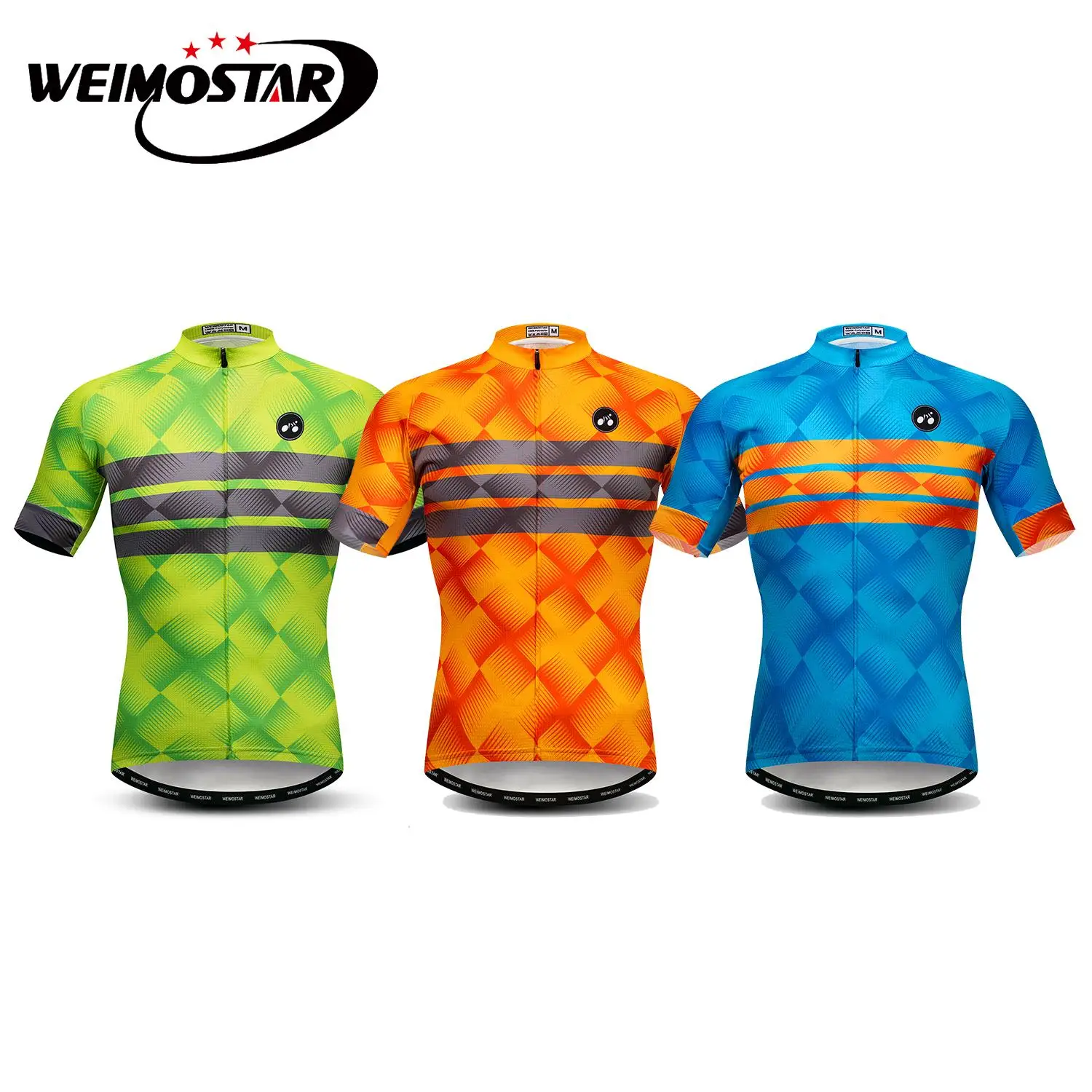 Weimostar Summer Pro Cycling Jersey Shirt Men Short Sleeve Mtb Bicycle