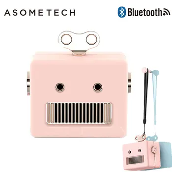 

Fashion Robot Mini Speaker Wireless Bluetooth Outdoor music Speakers Portable Carry handsfree Soundbar Subwoofer caixa de som PC