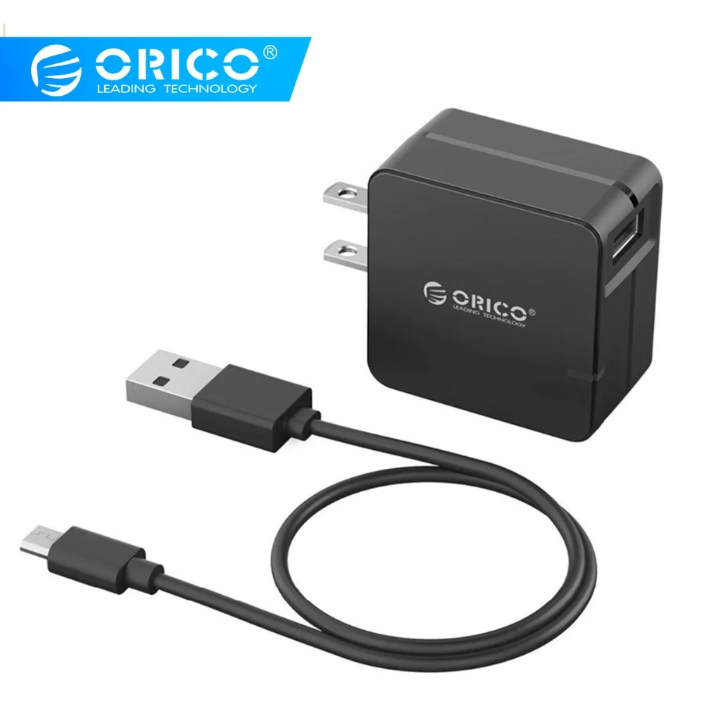 

ORICO 1 Ports QC2.0 Quick USB Charger Mobile Phone Charger USB Travel Charger for iPhone Samsung S5 S6 with Free Micro USB Cable