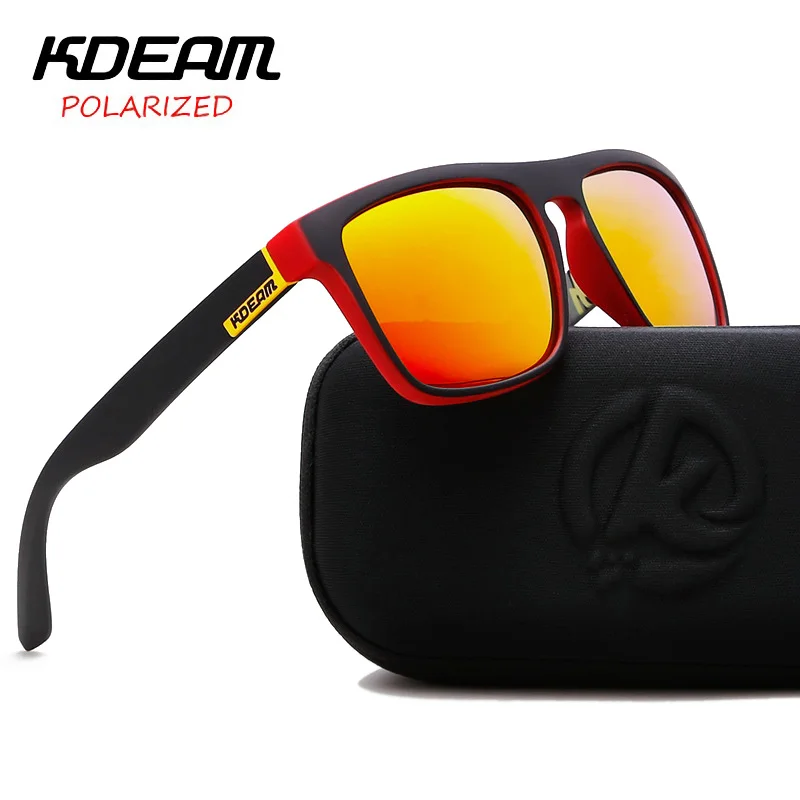 KDEAM Classic Sports Sunglasses Men Polarized HD Drive Surf Sun Glasses