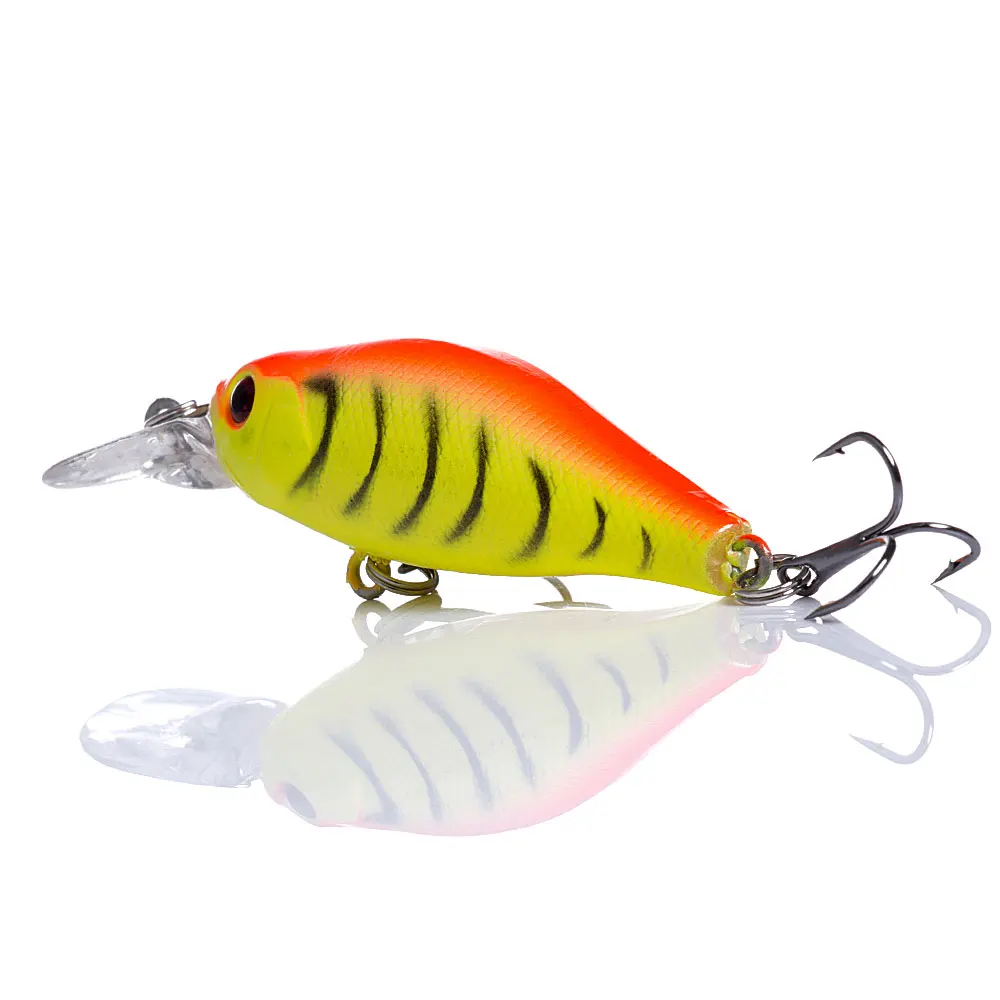 HENGJIA Crankbait Рыболовная Приманка 7 см 10 г искусственные рыболовные воблеры Topwater Crank твердые приманки плавающие рыболовные приманки