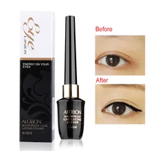 Водостойкая черная жидкая подводка для глаз долговечные большие инструменты для макияжа глаз быстросохнущая Водостойкая Подводка для глаз карандаш Красота Косметика