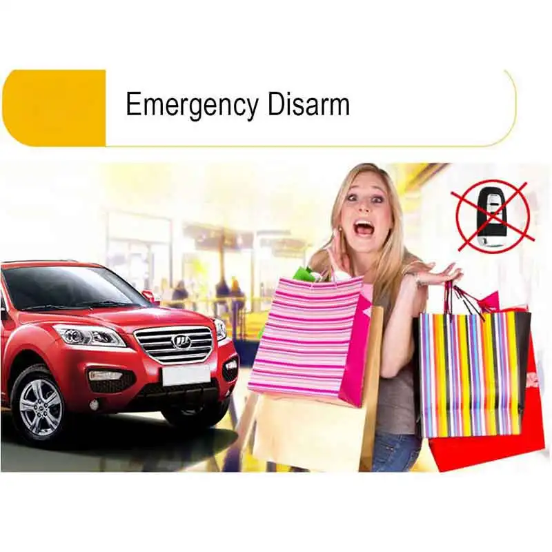  Auto Remote Start For Car Keyless Entry Car alarm System PKE From The Smartphone With Central locki