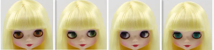 Телесного цвета blyth кукольные действий цифра куклы(желтый цвет волос) Y5