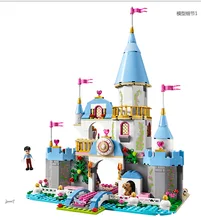 669pcs LELE 79279 Cinderella Romantic Castle Building Bricks Princess Friends Blocks Minifigure Girl Toy Compatible Legoe