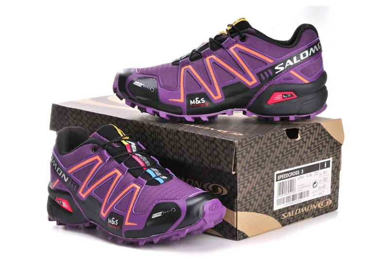 

Hot Sale Salomon Speed Cross 3 CS Anti-Slip Sneaker Comfortable Jogging Shoes Women Running Shoes Purple eur 36-41
