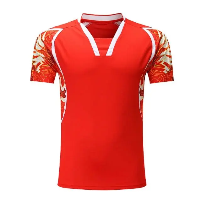 Ropa Deportiva camisa de bádminton transpirable de secado rápido, mujeres/hombres Tenis de Mesa ropa equipo Running entrenamiento Jogging deporte camisetas