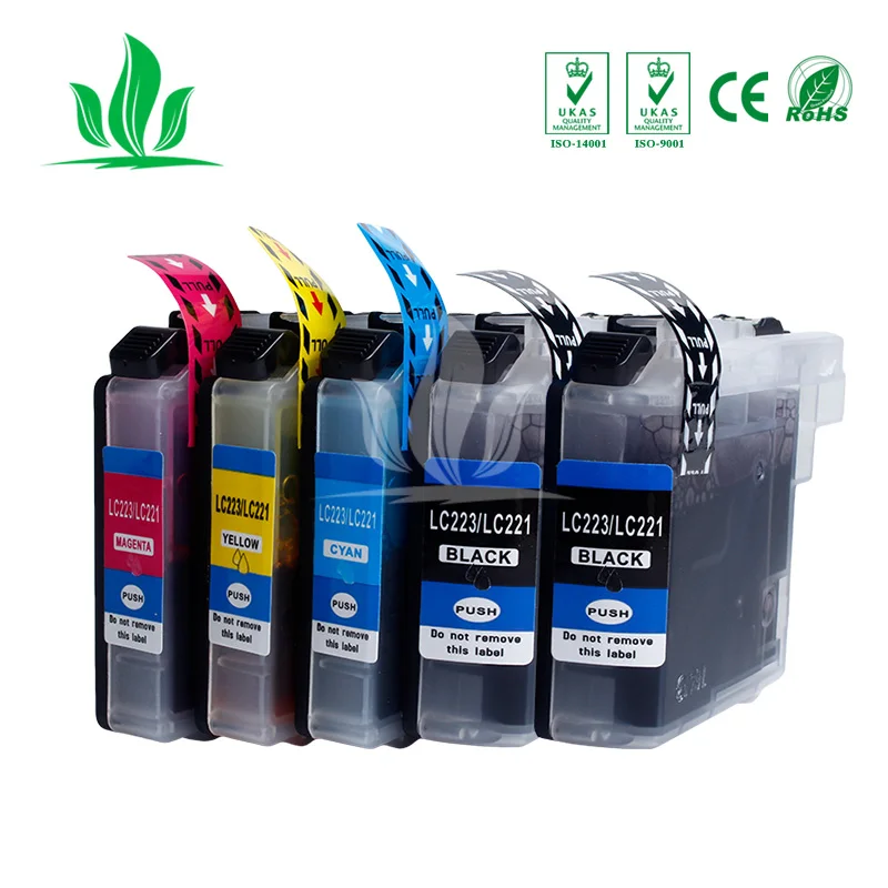 

5pcs 223 223XL Compatible Ink Cartridge For Brother LC223 MFC-J4420DW J4620DW J4625DW J5625DW J480DW
