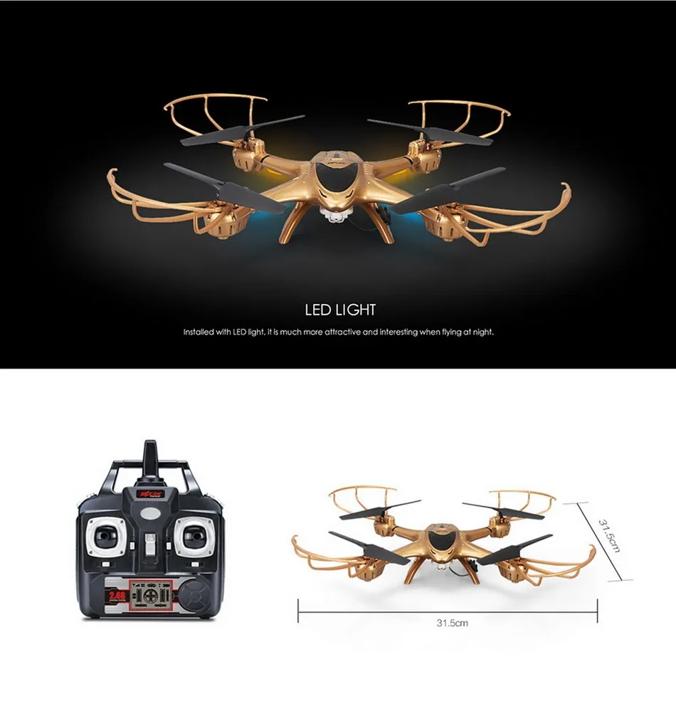 2016 New MJX X401H WIFI FPV 720P HD Camera drone RC Quadcopter APPTransmitter Dual Mode1 (13)
