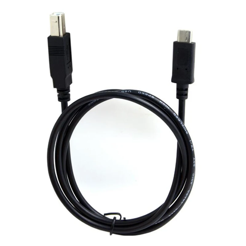 

USB-C USB 3.1 Type C Male Connector to USB 2.0 B Type Male Data Cable