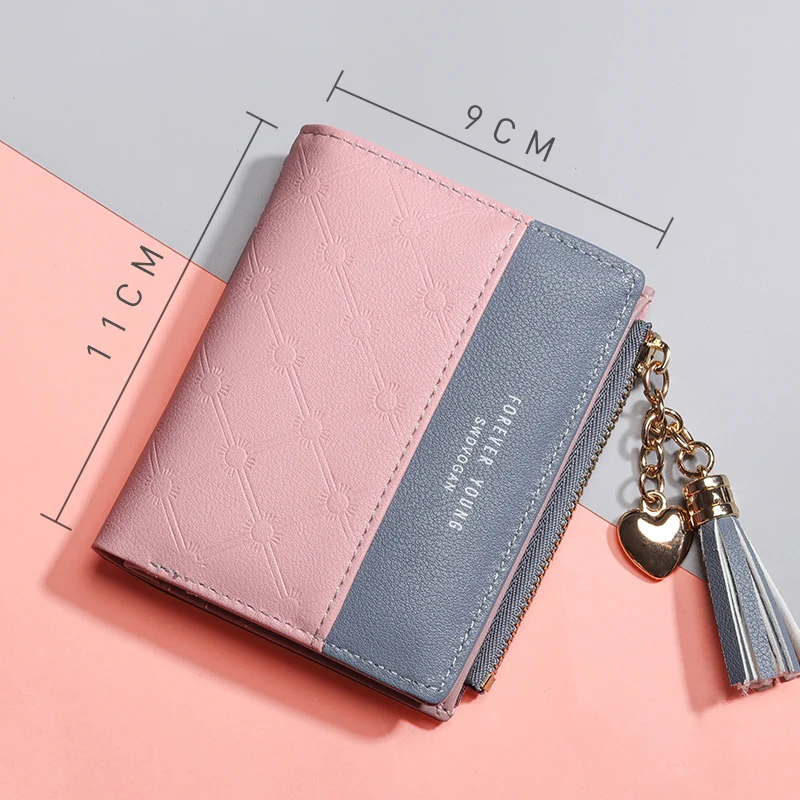 PU Leather,wallet female,wallet female women zipper,Fashion,Casual,Vintage,Black,Red,Brown,Blue,Pink wallet female leather (12)