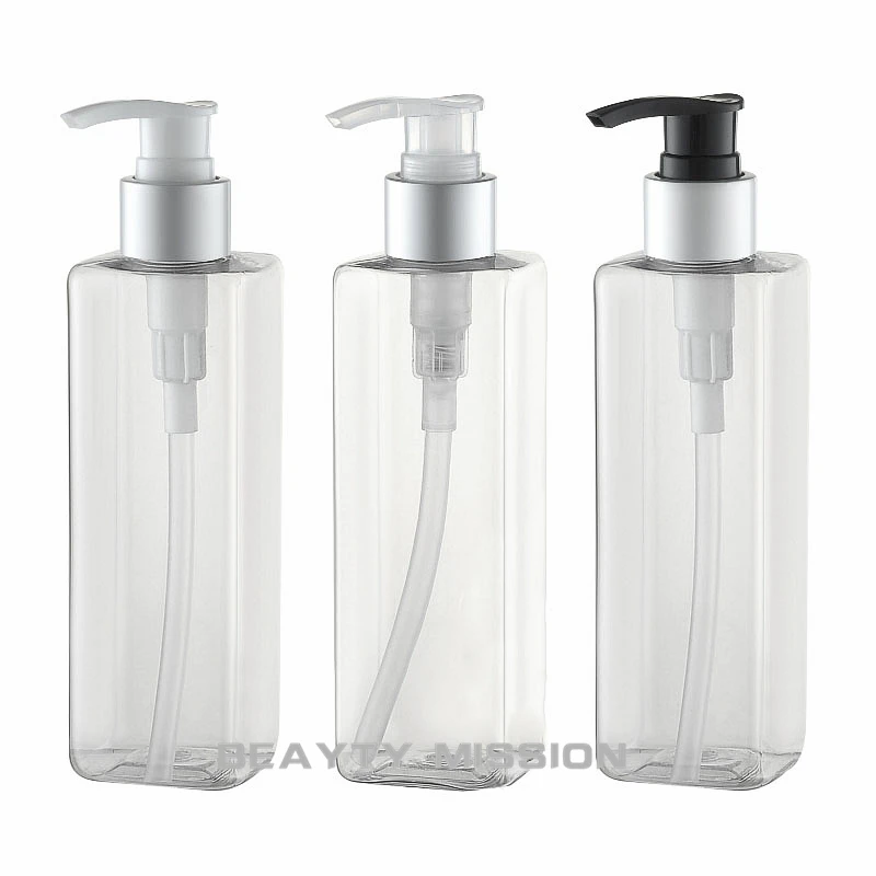 Download BEAUTY MISSION 24pcs/lot 250ml square lotion pump cosmetic ... Yellowimages Mockups