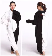 Adults Kigurumi Dangan Ronpa Monokuma Bear Cosplay Costumes Women Men’s Jumpsuit Halloween Party Cosplay camouflage Costumes