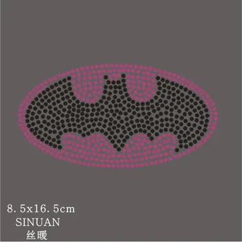 

SINUAN Iron On Rhinestone Transfer Designs Hot-Fix Crystal Diamond Motif Rhinestones Diy Crystal Garment Decorative Glass Stones