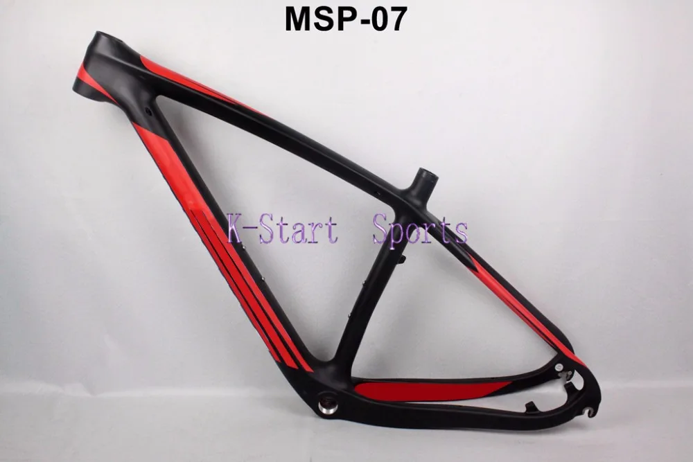 2016 mtb bike carbon frame t800 ud bsa bb30 matte glossy clamp headset mountain 135*9 customised 29er 15.5 17.5 19 1200g | Спорт и