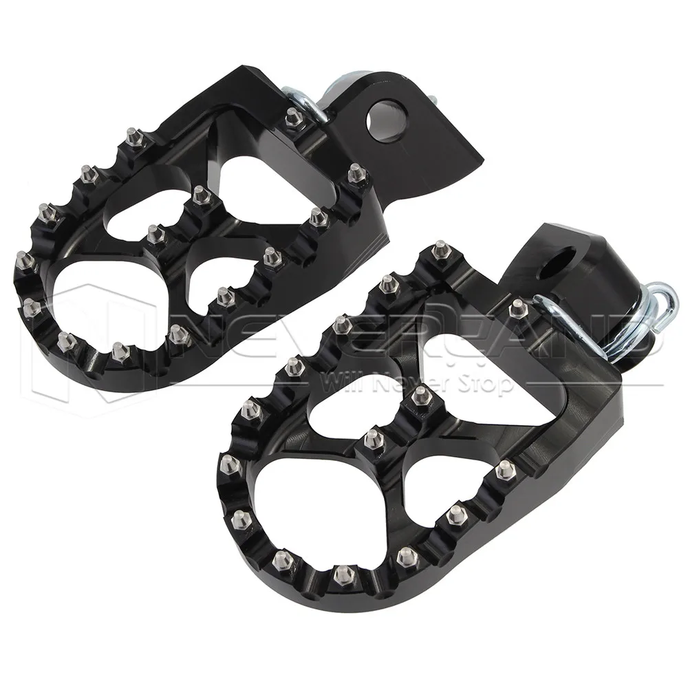 

CNC Black 57mm Wide Billet Motorcycle Footrest Foot PEGS FOR KTM 525 SX-F/EXC-F 03-06 250 SX-F/EXC-F 06-15 144-150 SX 08-15 D25