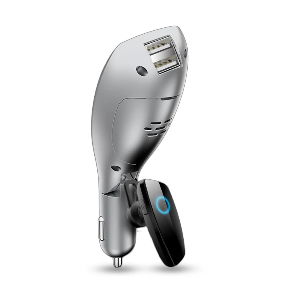 

Bluetooth V4.1 in 1 Wireless Stereo Earphone with Built in Mic Headphone Dual USB
